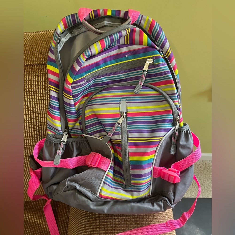Rainbow children’s book bag